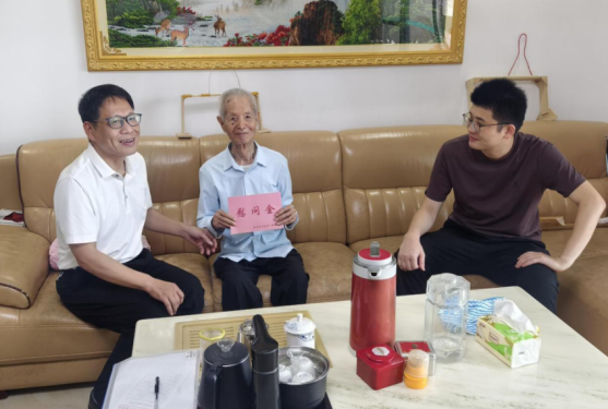 海丰县退役军人事务局走访慰问抗日老战士、抗美援朝老战士、退役军人老党员